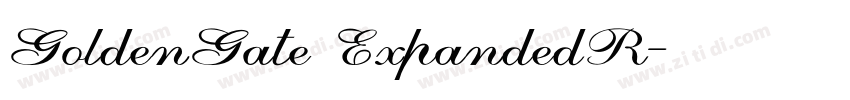 GoldenGate ExpandedR字体转换 GoldenGate ExpandedR字体转换